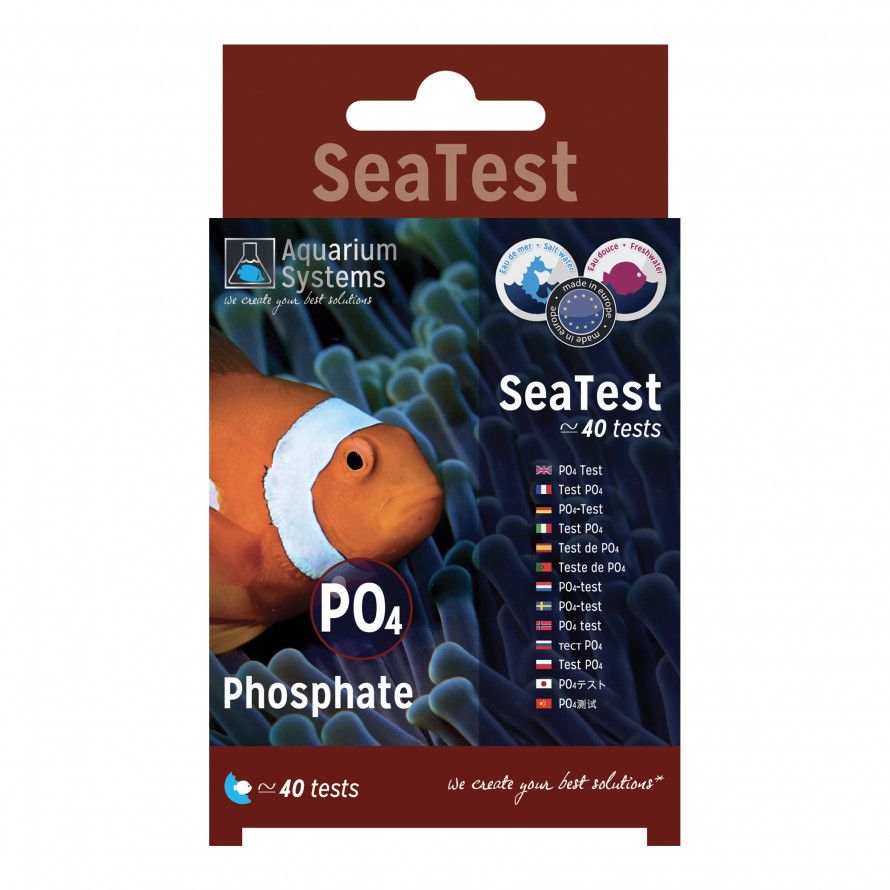 AQUARIUM SYSTEMS - Seatest PO4 - 40 Tests - Phosphatgehalt