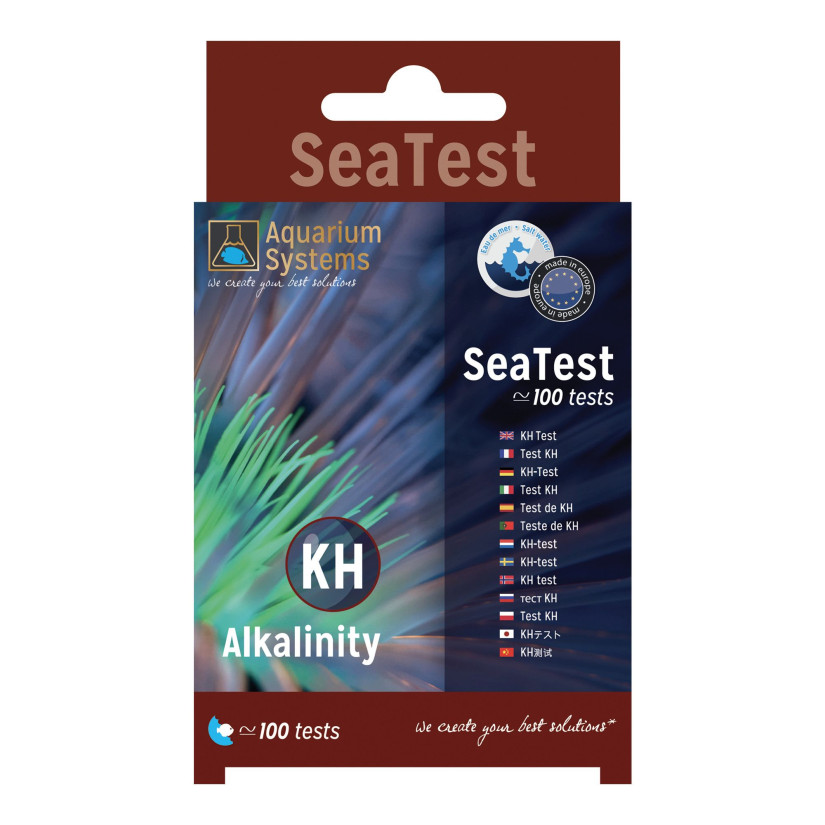 AQUARIUM SYSTEMS - Seatest KH - 100 tests - KH rate