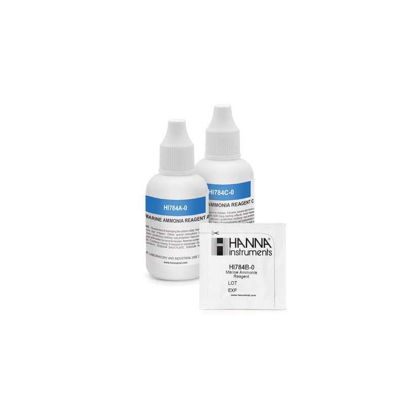 Hanna Instruments - Reagents for ammonia in seawater (HI784) - 25 tests