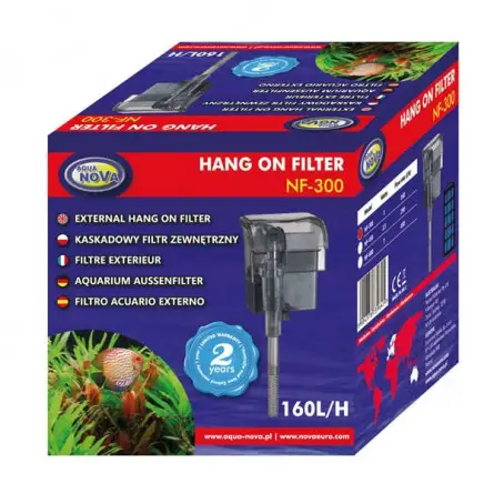 AQUA NOVA - NF-300 - 160 L/H - Hangend watervalfilter