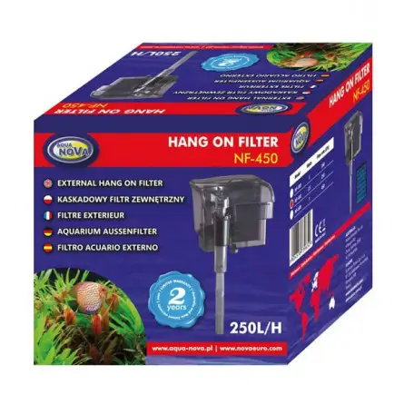 AQUA NOVA - NF-450 - 250 L/H - Hängender Wasserfallfilter