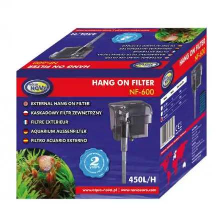 AQUA NOVA - NF-600 - 450 L/H - Hangend watervalfilter