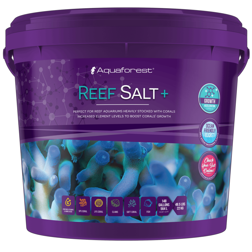 AQUAFOREST - Reef salt + - 22 kg - Sel récifal avec macronutriments