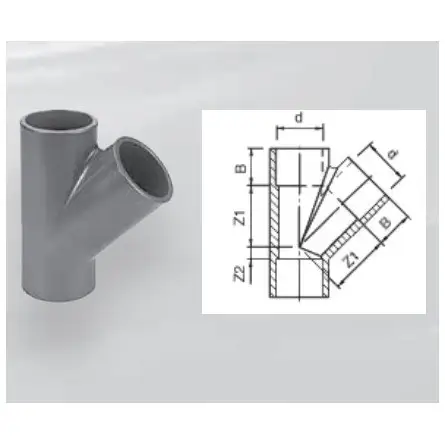 AQUA MEDIC - T 45 stupnjeva - 32 mm - PVC