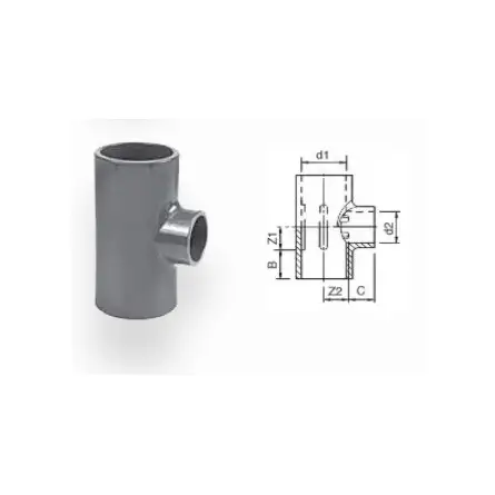 AQUA MEDIC - T reducer - 40 and 32 mm - PVC