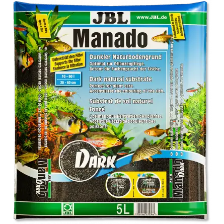 JBL - Manado Dark - 5l - Tamna zemljana podloga za slatkovodne akvarije