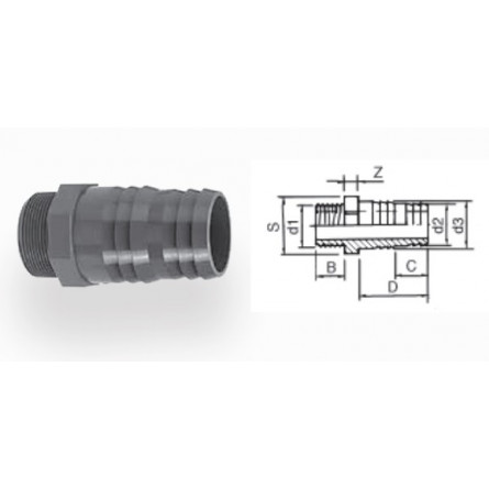 AQUA MEDIC - Hose connection - Diameter 1/2