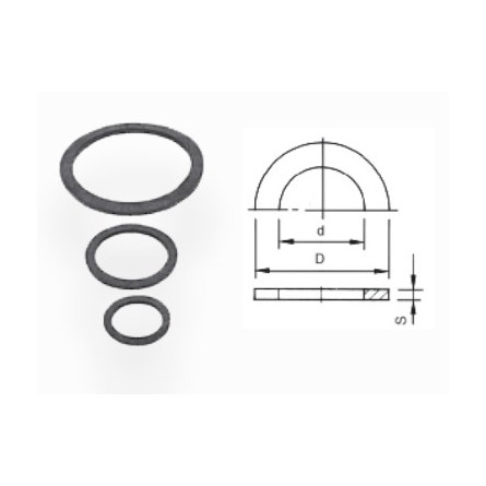 AQUA MEDIC - Anel de borracha - Conector de mangueira - 40 mm