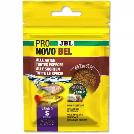 JBL - Pronovo bel - Grano S - 20 ml - Aliment en granulés pour poissons de 3 à 10 cm