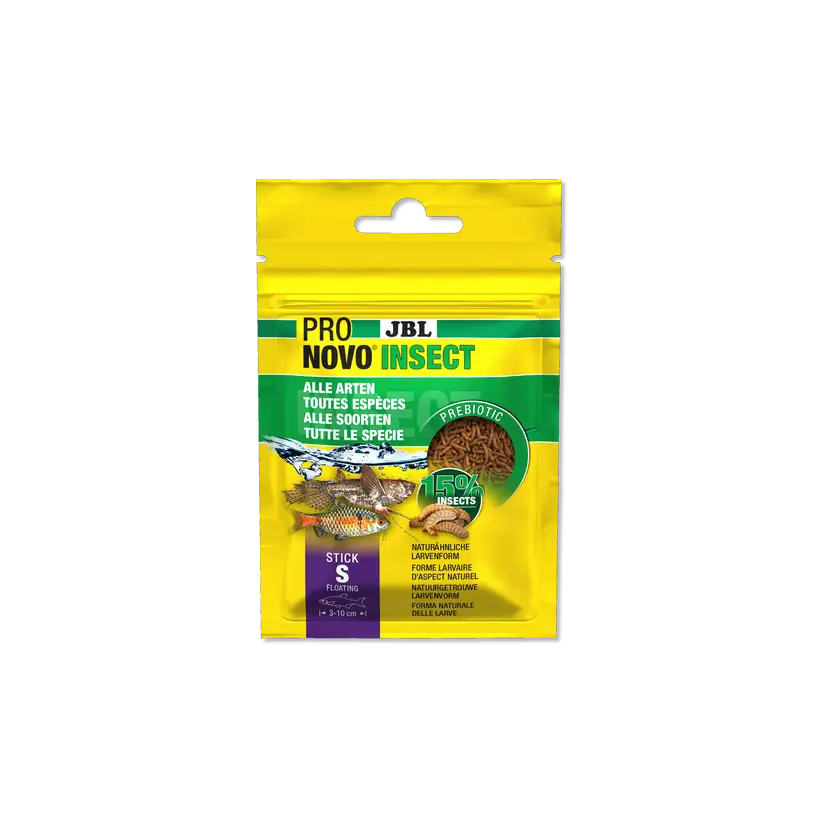 JBL - Pronovo Insect - Stick S - 20 ml - Sticks für Zierfische von 3 bis 10 cm