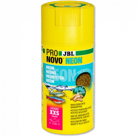 JBL - Pronovo Neon - Grano XXS - 100 ml - Alimento granulado para luces de neón