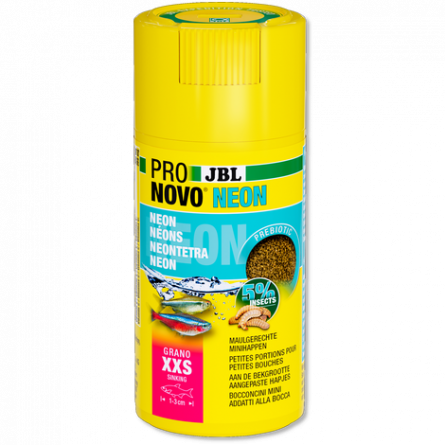 JBL - Pronovo Neon - Grano XXS - 100 ml - Alimento granulato per luci al neon