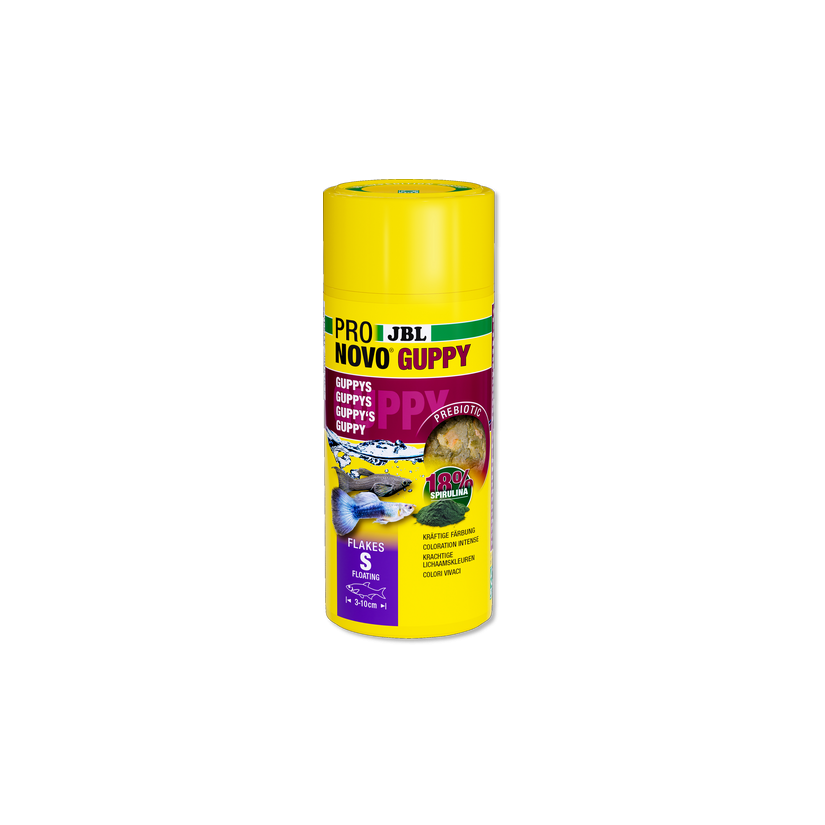 JBL - Pronovo Guppy - Flakes S - 100 ml - Flakes for guppies