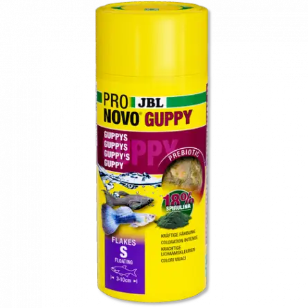 JBL - Pronovo Guppy - Flakes S - 100 ml - Flocons pour guppys