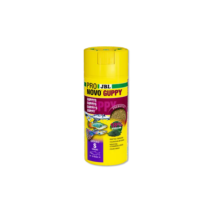 JBL - Pronovo Guppy - Grano S Click - 250 ml - Vlokken voor guppy's