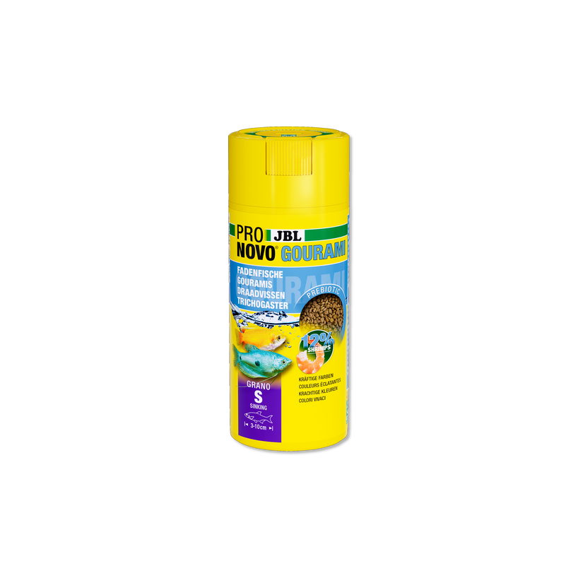 JBL - Pronovo Gourami - Grano S click - 250 ml - Granules for gouramis from 3 to 10 cm