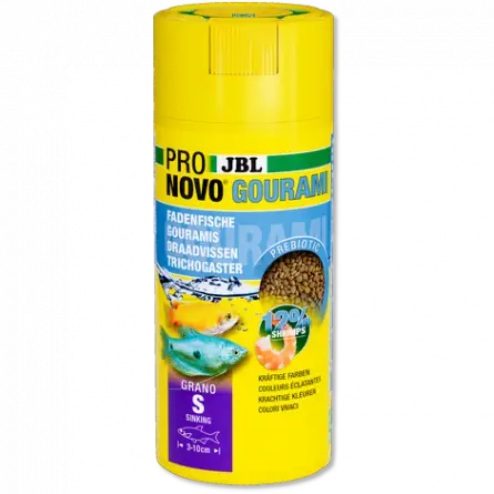 JBL - Pronovo Gourami - Grano S click - 250 ml - Granulés pour gouramis de 3 à 10 cm