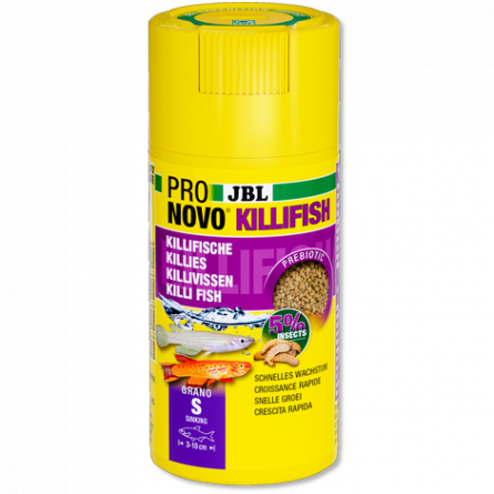 JBL - Pronovo Killifish - Grano S click - 100 ml - Granulés pour killies de 3 à 10 cm.