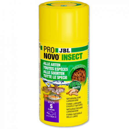 JBL - Inseto Pronovo - Stick S - 100 ml - Palitos para peixes ornamentais de 3 a 10 cm