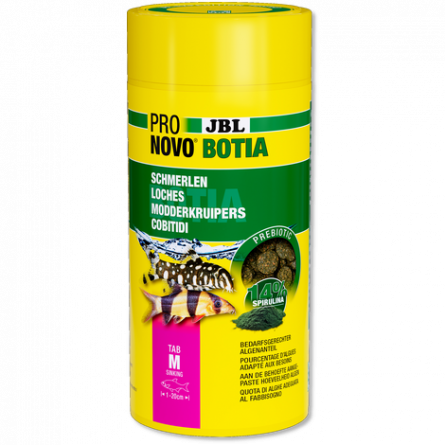 JBL - Pronovo Botia - Tab M - 1000 ml - Food tablet for loaches from 1 to 20 cm