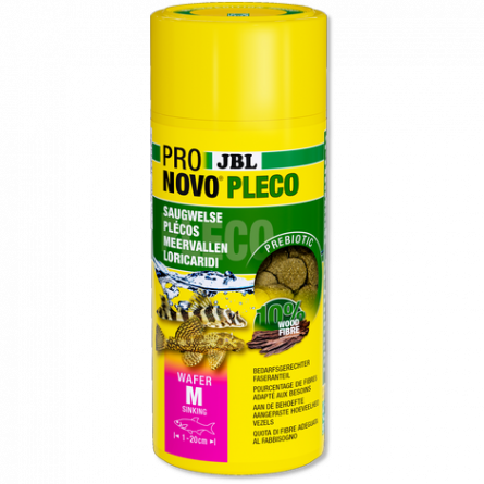 JBL - Pronovo Pleco Wafer - M - 100 ml - Tabletten für pflanzenfressende Lokariden von 1 bis 20 cm