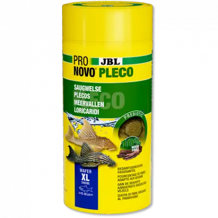 JBL - Pronovo Pleco wafel - XL - 250 ml - Tabletten voor plantenetende locariden van 15 tot 40 cm