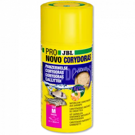 JBL - Pronovo Corydoras - Tab M - 100 ml - Food tablets for callichthyids from 1 to 20 cm