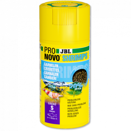 JBL - Camarões Pronovo - Grano S click - 100 ml - Grânulos para camarões de 1 a 20 cm