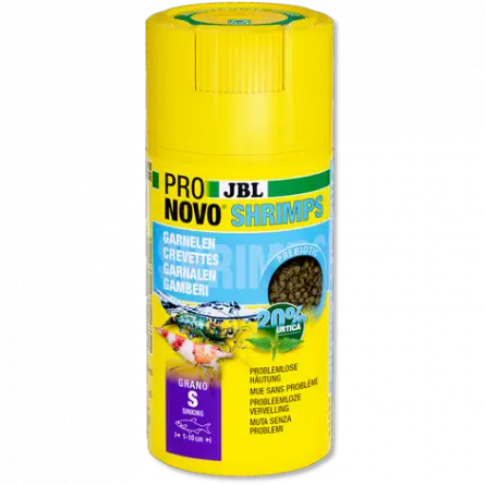 JBL - Gambas Pronovo - Grano S click - 100 ml - Granulado para gambas de 1 a 20 cm