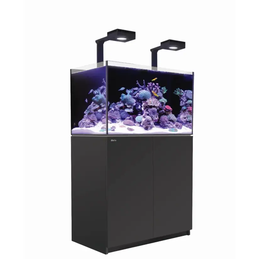 RDEČE MORJE - Reefer 250 G2 Deluxe - Črna - 203 litrov - 2 ReefLED 90 in 2 stebla