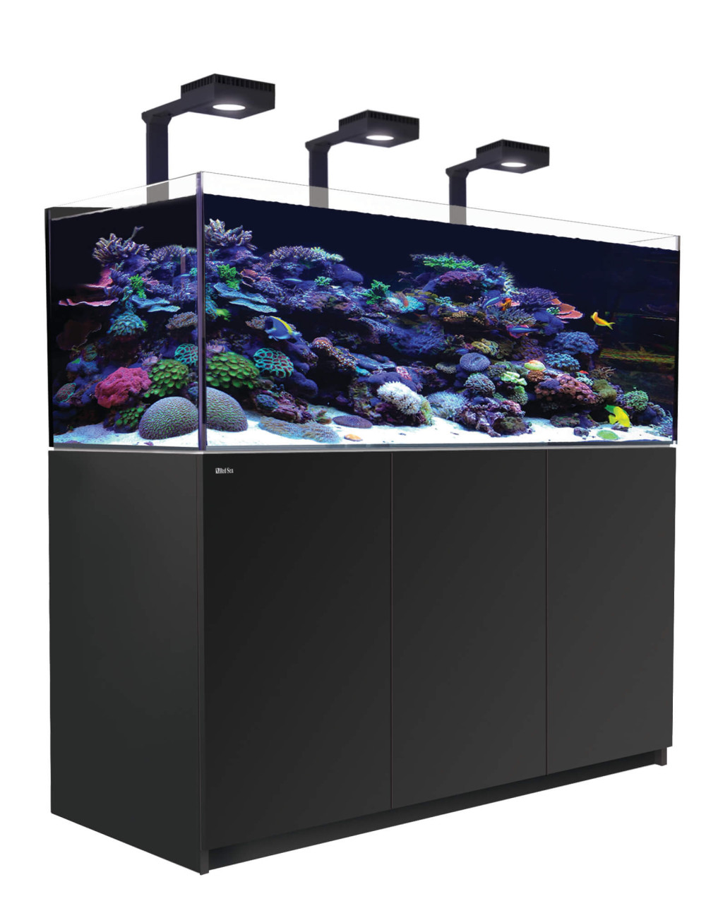 RDEČE MORJE - Reefer 525 G2 Deluxe - Črna - 423 litrov - 3 ReefLED 90 in 3 stebla