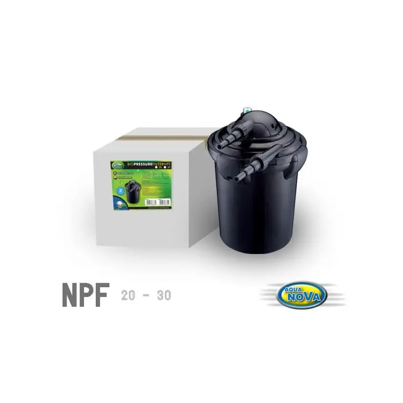 AQUA NOVA - NPF-20 - Até 10.000 litros - Filtro UV para lago