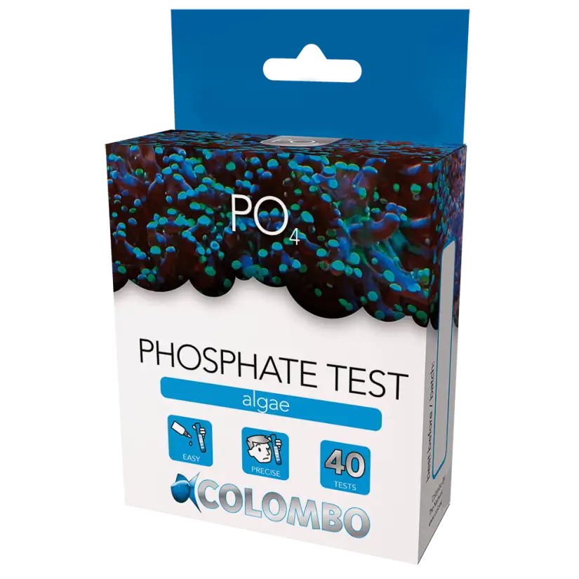 COLOMBO - PO4 - Phosphate test - Algae - 40 tests - Phosphate level