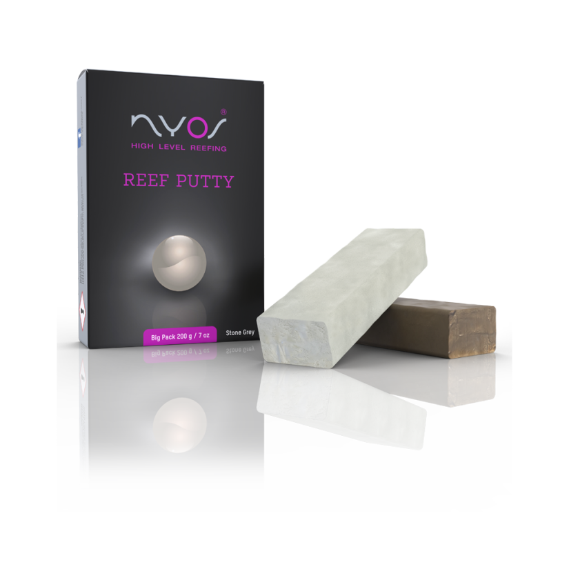 NYOS - Reef Putty - 200 g - Grigio pietra - Colla bicomponente - Per coralli