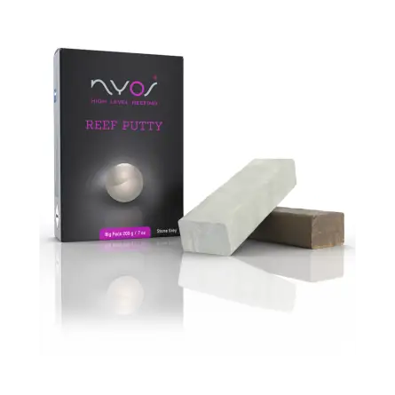 NYOS - Reef Putty - 200 g - Stone grey - Colle à deux composants - Pour les coraux