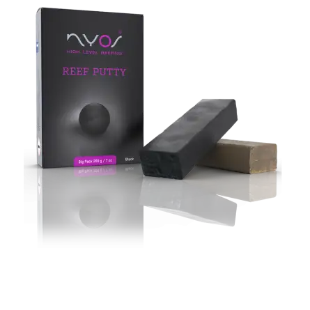 NYOS - Reef Putty - 200 g - Zwart - Tweecomponentenlijm - Voor koralen