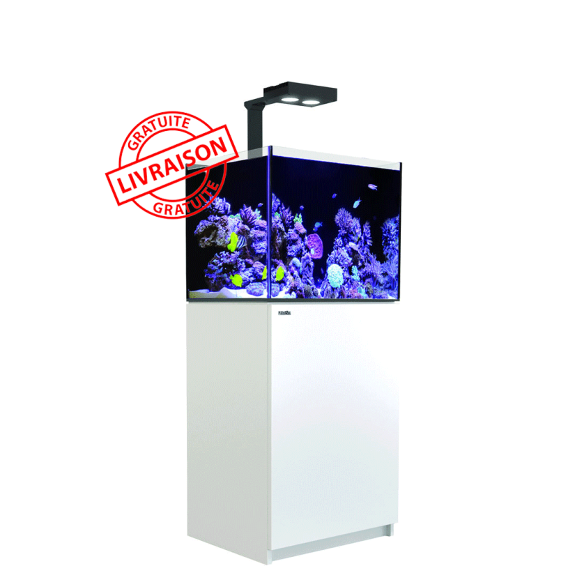 RDEČE MORJE - Aquarium Max® E-170 + LED AI Hydra 26™ HD - Bela omarica + Decanter - 170 litrov