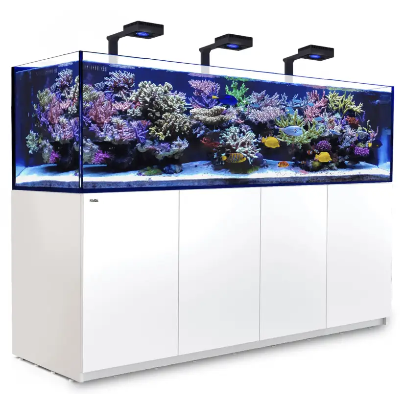 RED SEA - Reefer 900 G2 Deluxe - Schwarz - 720 Liter - 3 ReefLED 160S und 3 Vorbauten