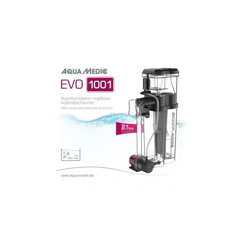 Aqua Medic - Evo 1001 - Jusqu'à 500 litres - Ecumeur externe réglable