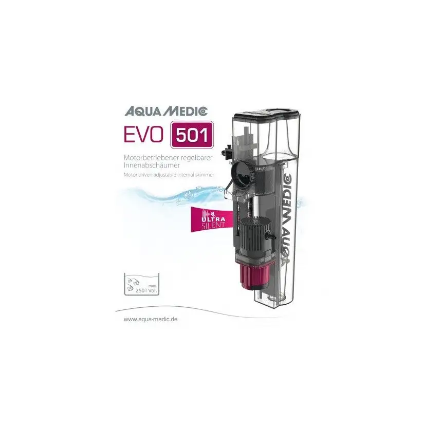 Aqua Medic - Evo 501 - Jusqu'à 250 litres - Ecumeur externe réglable