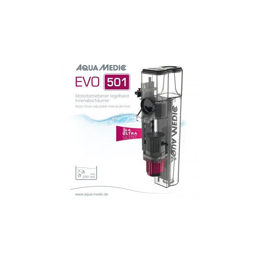 Aqua Medic - Evo 501 - Do 250 litrov - Nastavljiv zunanji skimmer