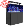 CRVENO MORE - Aquarium Max® S-500 + LED 3x AI Hydra 26™ HD - Crni ormar - 500 litara