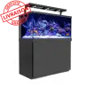 CRVENO MORE - Aquarium Max® S-500 + LED 3x AI Hydra 26™ HD - Crni ormar - 500 litara