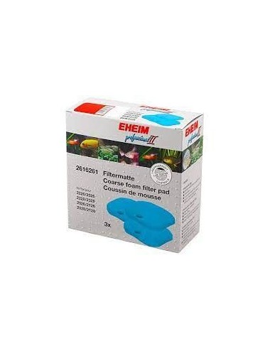 Cuscini in spugna per acquario blu filtrante x2 per filtro acquario Eheim  Classic 2213 e classic