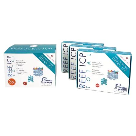 FAUNA MARIN - Reef ICP Test Total - Set 3 tests - Test de laboratoire complet