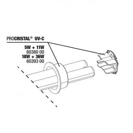 JBL - PC UV-C - Protección para lámpara 18.36W