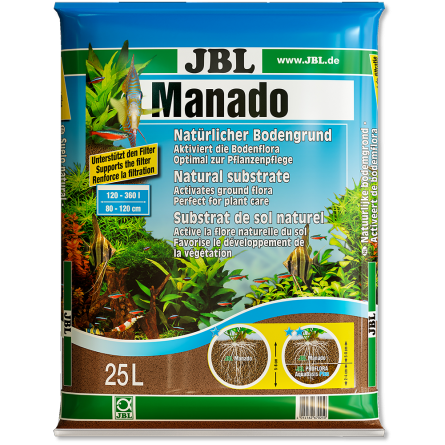 JBL - Manado 25l - Natürlicher Bodengrund für Süßwasseraquarien