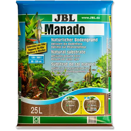 JBL - Manado 25l - Natürlicher Bodengrund für Süßwasseraquarien