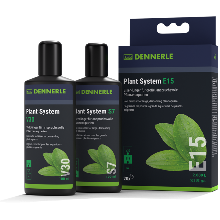 DENNERLE - Plant System Set - Fertilização para aquários plantados