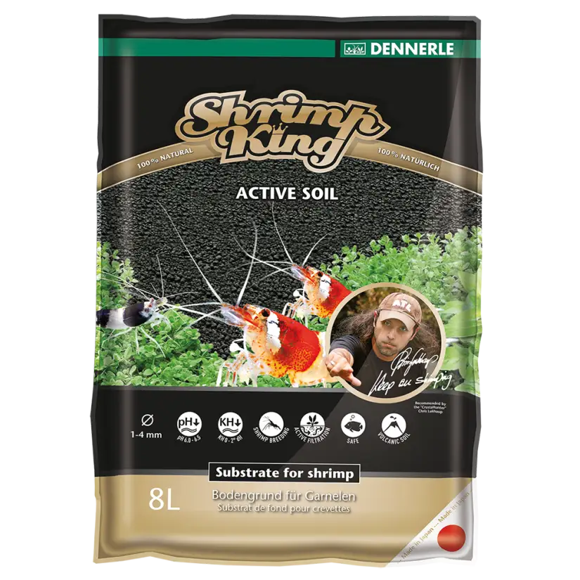 DENNERLE - Shrimp King Active Soil - 8l